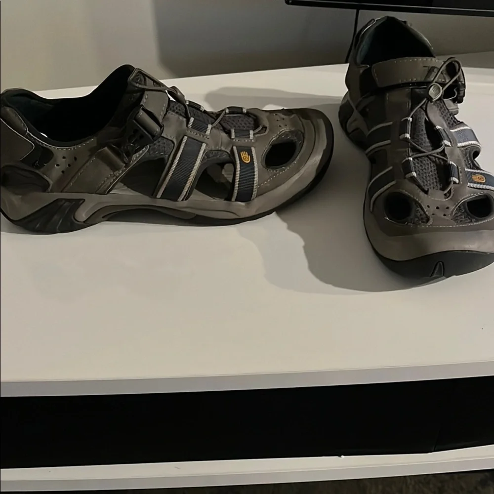 Teva Gray Hiking Sandals with Adjustable Straps‎